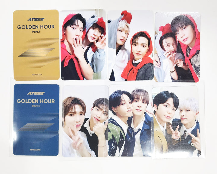 Ateez "GOLDEN HOUR : Part.1" - Makestar Fansign Event Photocard Round 3 [Unit] [Poca Ver.] [24.7.3] - HALLYUSUPERSTORE