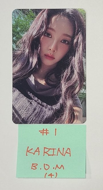 Aespa "Armageddon : The Mystery Circle" - Blue Dream Media Fansign Event Photocard (Zine Ver.) [24.7.3] - HALLYUSUPERSTORE