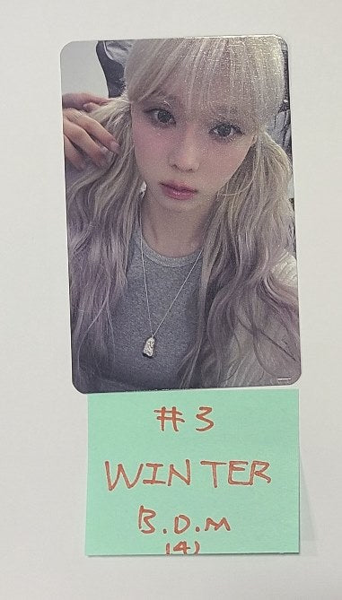 Aespa "Armageddon : The Mystery Circle" - Blue Dream Media Fansign Event Photocard (Zine Ver.) [24.7.3] - HALLYUSUPERSTORE