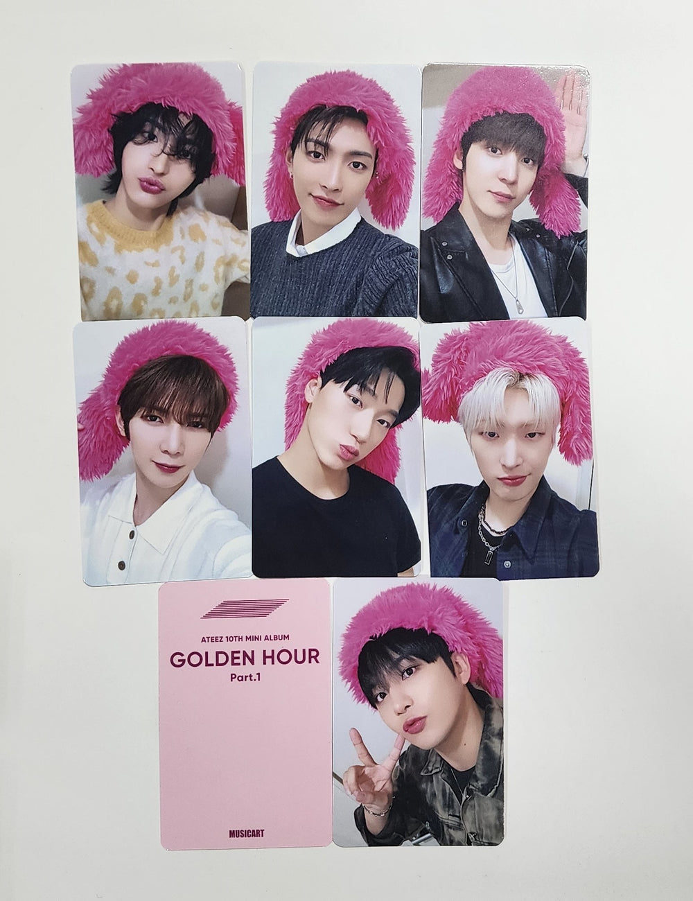 Ateez "GOLDEN HOUR : Part.1" - Music Art Lucky Draw Event Photocard Round 2 [Digipack Ver.] [24.7.3] - HALLYUSUPERSTORE