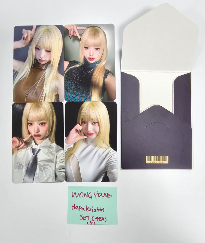 Wonyoung (Of IVE) Cosmo Kristin X Jang Won Young - Hapa Kristin Event Photocards Set (4EA) [24.7.3]