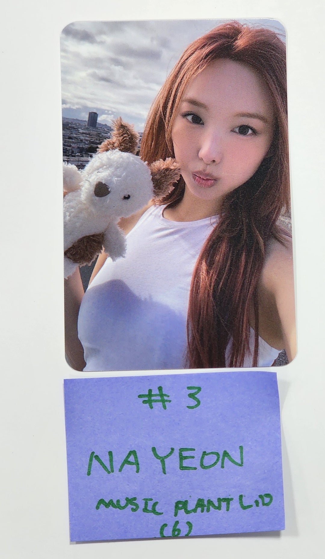 NAYEON (Of TWICE) "NA" - Music Plant Lucky Draw Event Photocard, 2 Cut Photo [24.7.4] - HALLYUSUPERSTORE