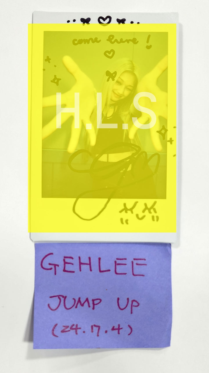 GEHLEE (Of UNIS) 'WE UNIS' - Hand Autographed(Signed) Polaroid [24.7.4] - HALLYUSUPERSTORE