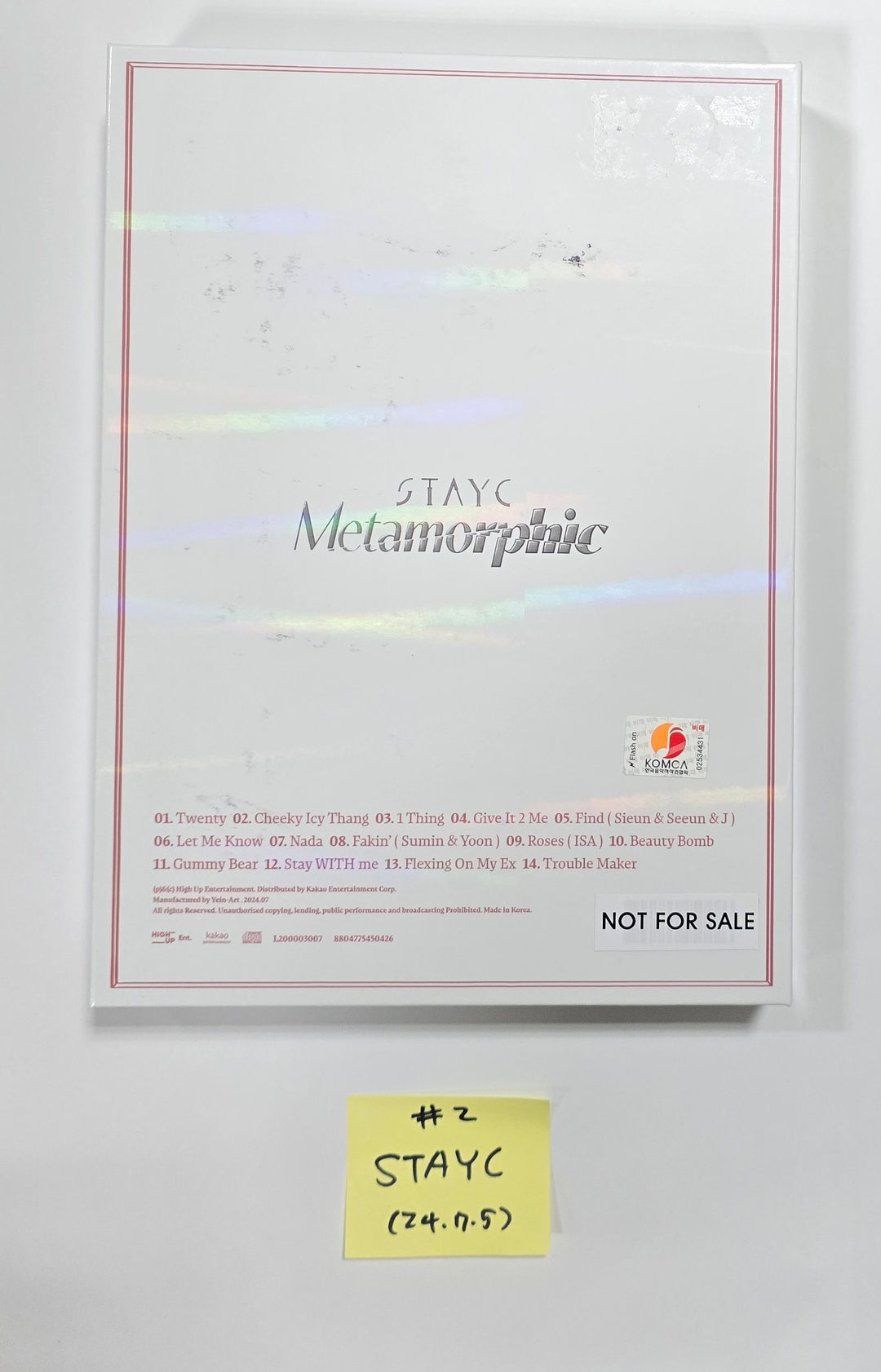 STAYC "Metamorphic"- Hand Autographed(Signed) Promo Album [24.7.5] - HALLYUSUPERSTORE