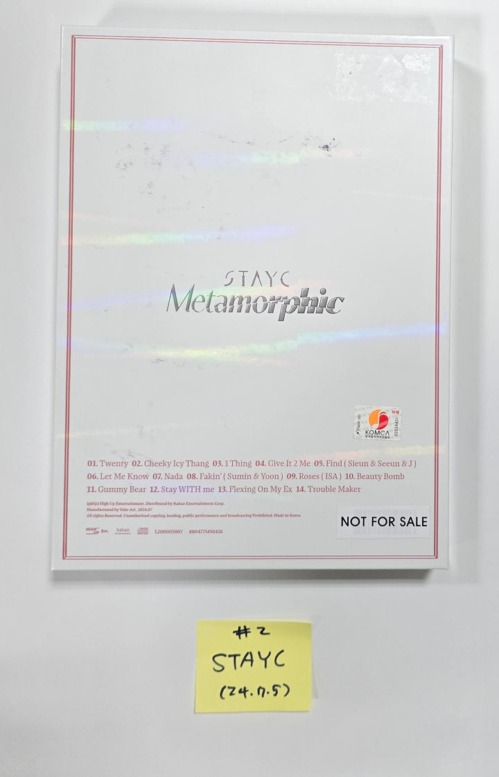 STAYC "Metamorphic"- Hand Autographed(Signed) Promo Album [24.7.5]