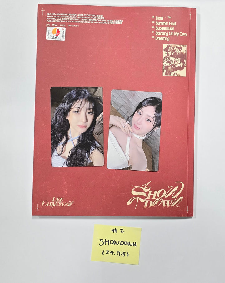 Lee Chae Yeon "SHOWDOWN" - Hand Autographed(Signed) Promo Album [24.7.5] - HALLYUSUPERSTORE