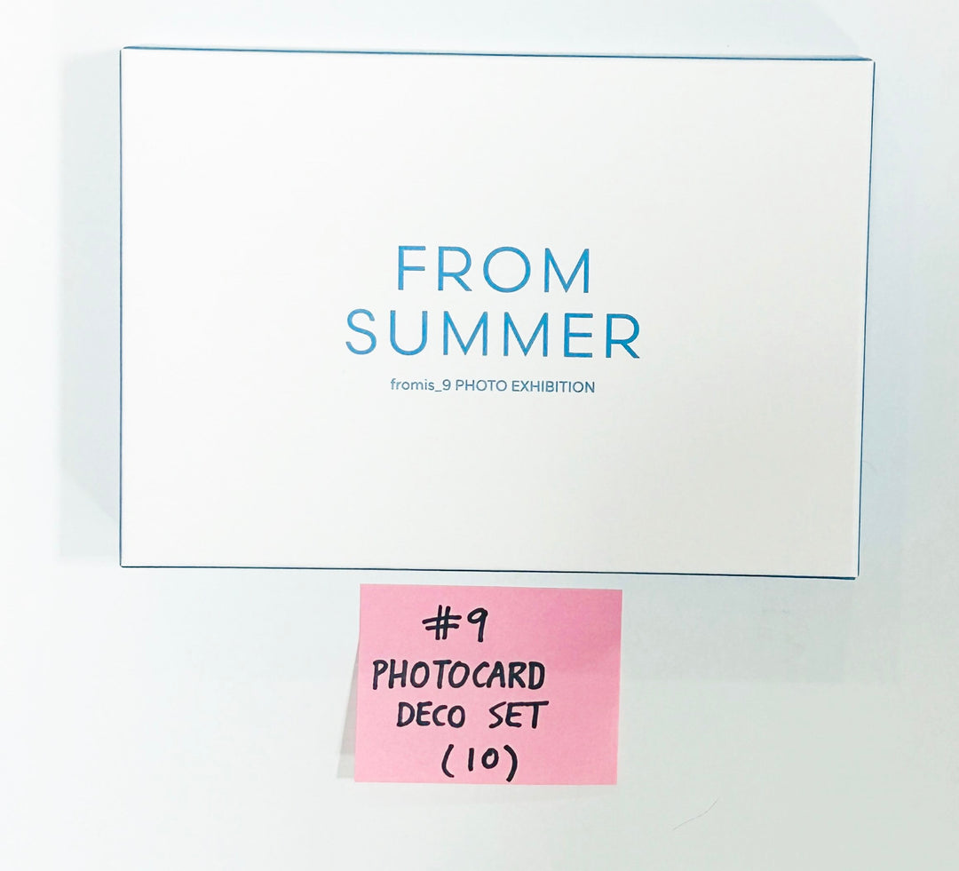 Fromis_9 "FROM SUMMER" Photo Exhibition - Official MD [Acrylic Photo Keyring, Photocard Deco Kit, Fabric Poster, Short-Sleeved ANORAK] [24.7.5] - HALLYUSUPERSTORE