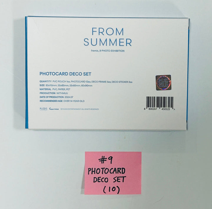 Fromis_9 "FROM SUMMER" Photo Exhibition - Official MD [Acrylic Photo Keyring, Photocard Deco Kit, Fabric Poster, Short-Sleeved ANORAK] [24.7.5]