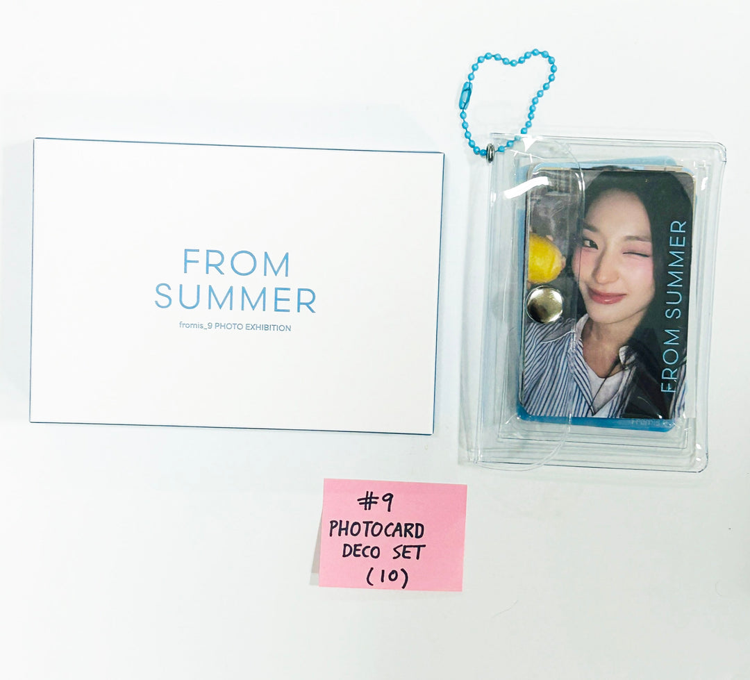 Fromis_9 "FROM SUMMER" Photo Exhibition - Official MD [Acrylic Photo Keyring, Photocard Deco Kit, Fabric Poster, Short-Sleeved ANORAK] [24.7.5]