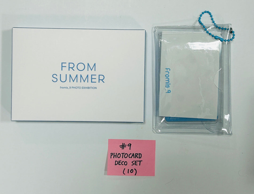 Fromis_9 "FROM SUMMER" Photo Exhibition - Official MD [Acrylic Photo Keyring, Photocard Deco Kit, Fabric Poster, Short-Sleeved ANORAK] [24.7.5]