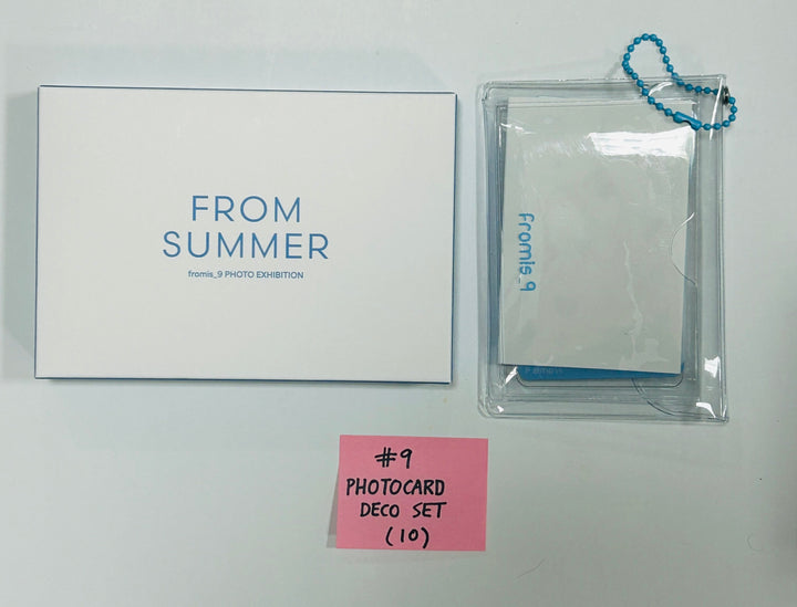 Fromis_9 "FROM SUMMER" Photo Exhibition - Official MD [Acrylic Photo Keyring, Photocard Deco Kit, Fabric Poster, Short-Sleeved ANORAK] [24.7.5] - HALLYUSUPERSTORE