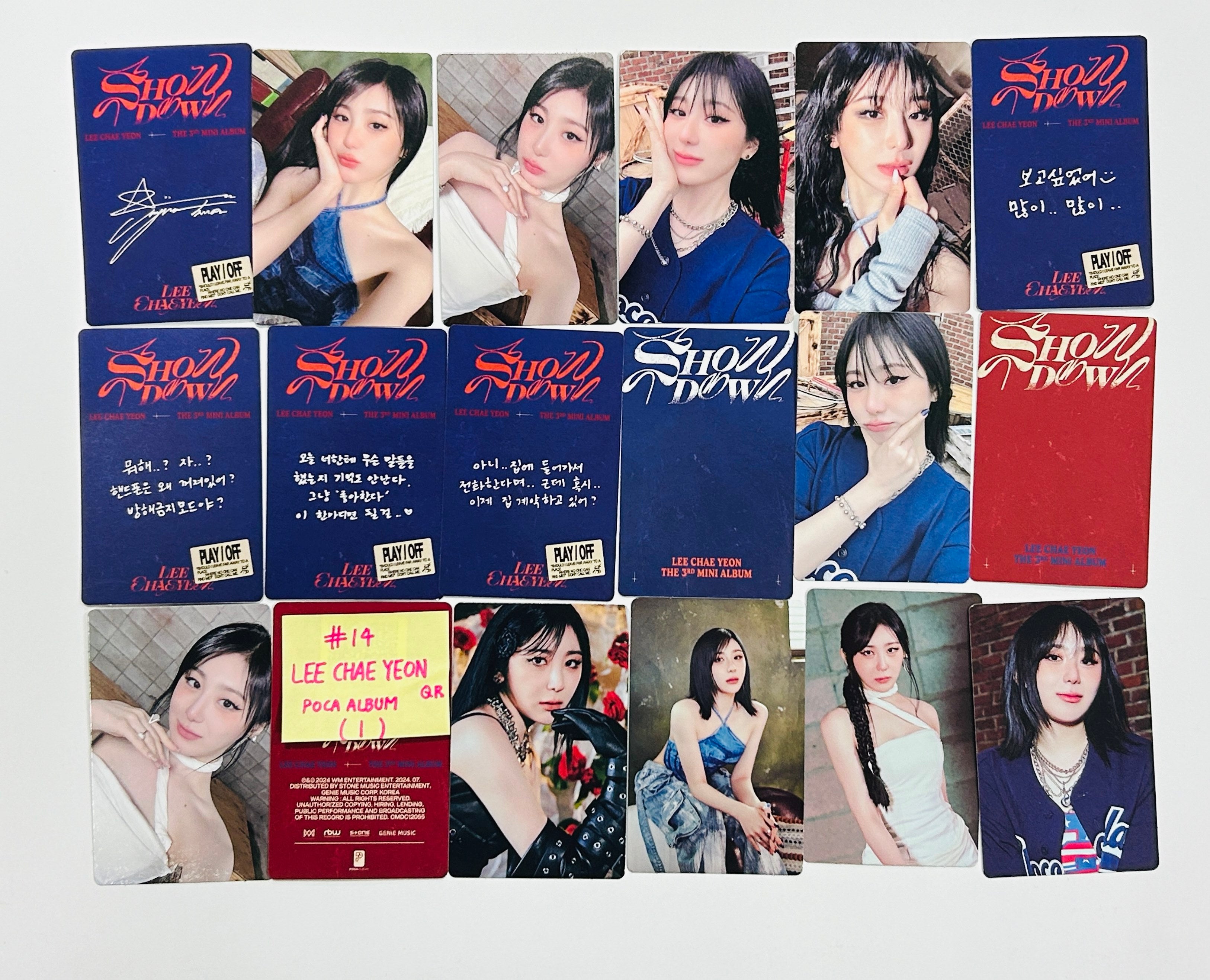 Iz*one Lee Chaeyeon 45 piece Photocard & Inclusion 2024 Set