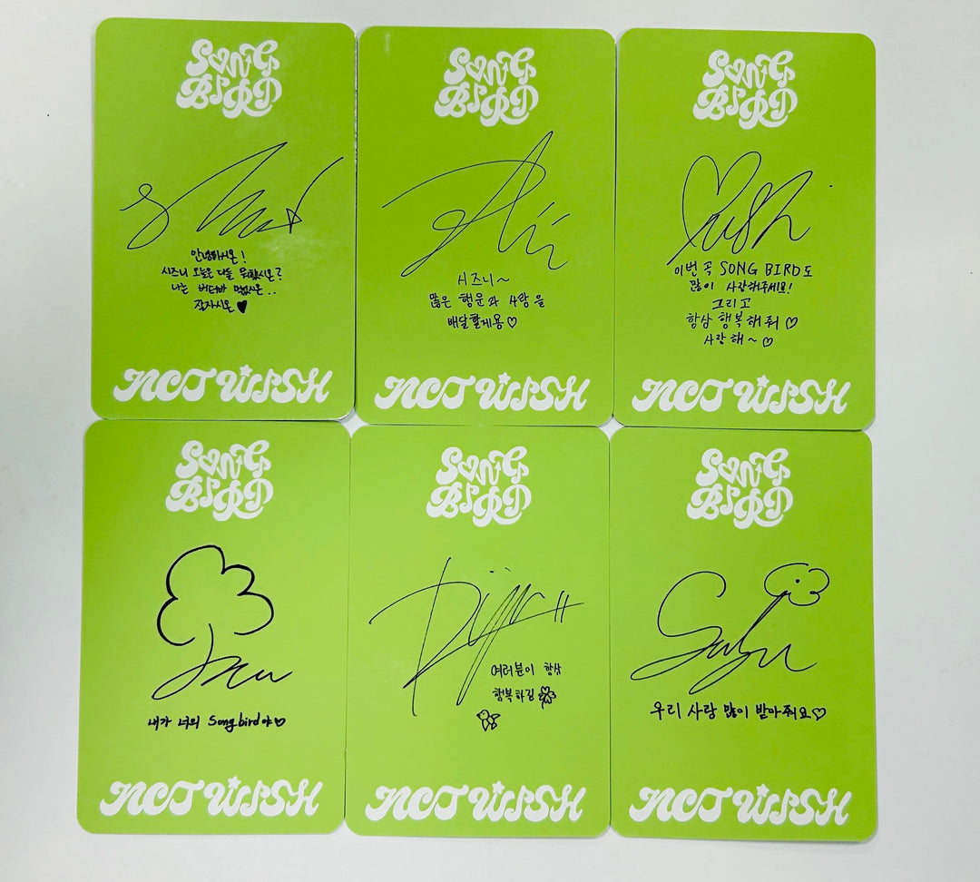 NCT WISH "Songbird" - Official Photocard [Letter Ver.] [24.7.5]