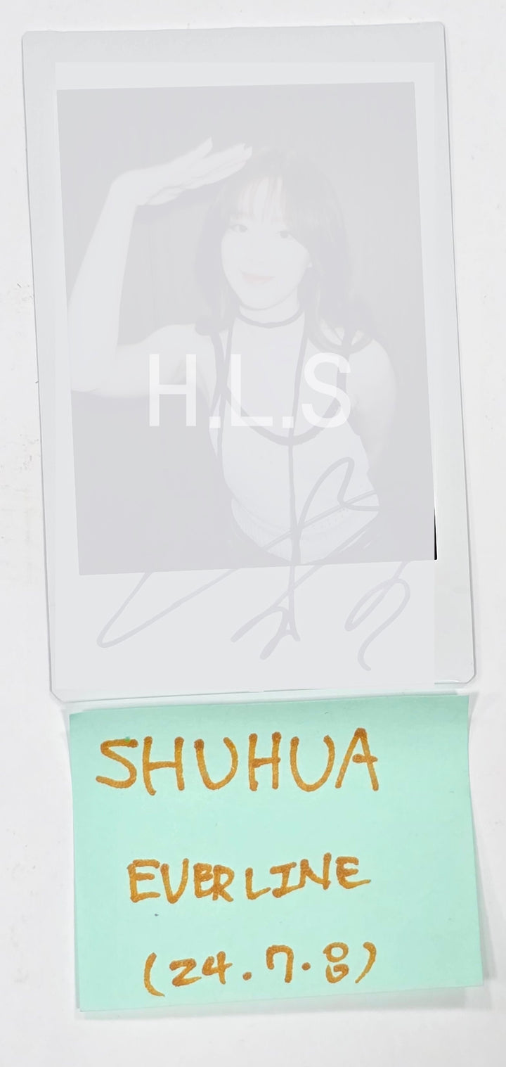 SHUHUA (Of (g) I-DLE) "2" 2nd Full Album - Hand Autograhped(Signed) Polaroid [24.7.8]