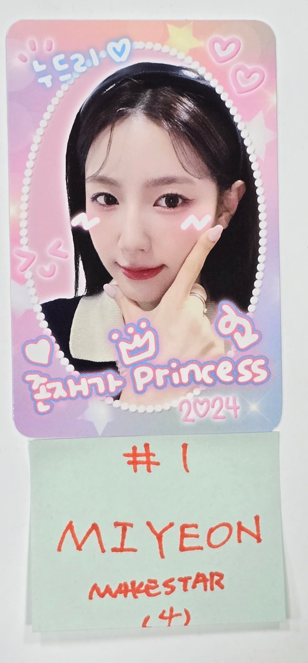 (g) I-DLE "2" 2nd Full Album - Makestar Fansign Event Photocard Round 9 [Pocaalbum Ver.] [24.7.8] - HALLYUSUPERSTORE