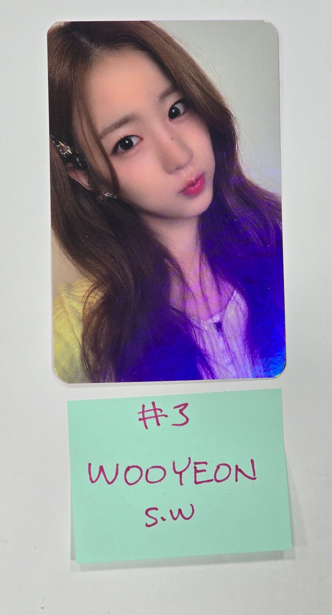 Wooah "Unframed" - Soundwave Fansign Event Hologram Photocard Round 2 [StayG Ver.] [24.7.8]