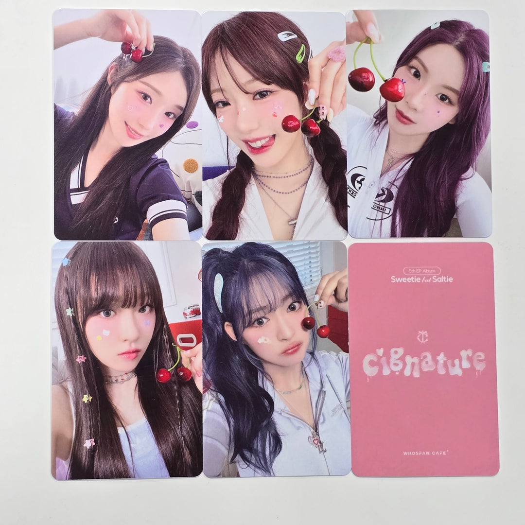 Cignature "Sweetie but Saltie" - Who's Fan Lucky Draw Event PVC Photocard [24.7.9]