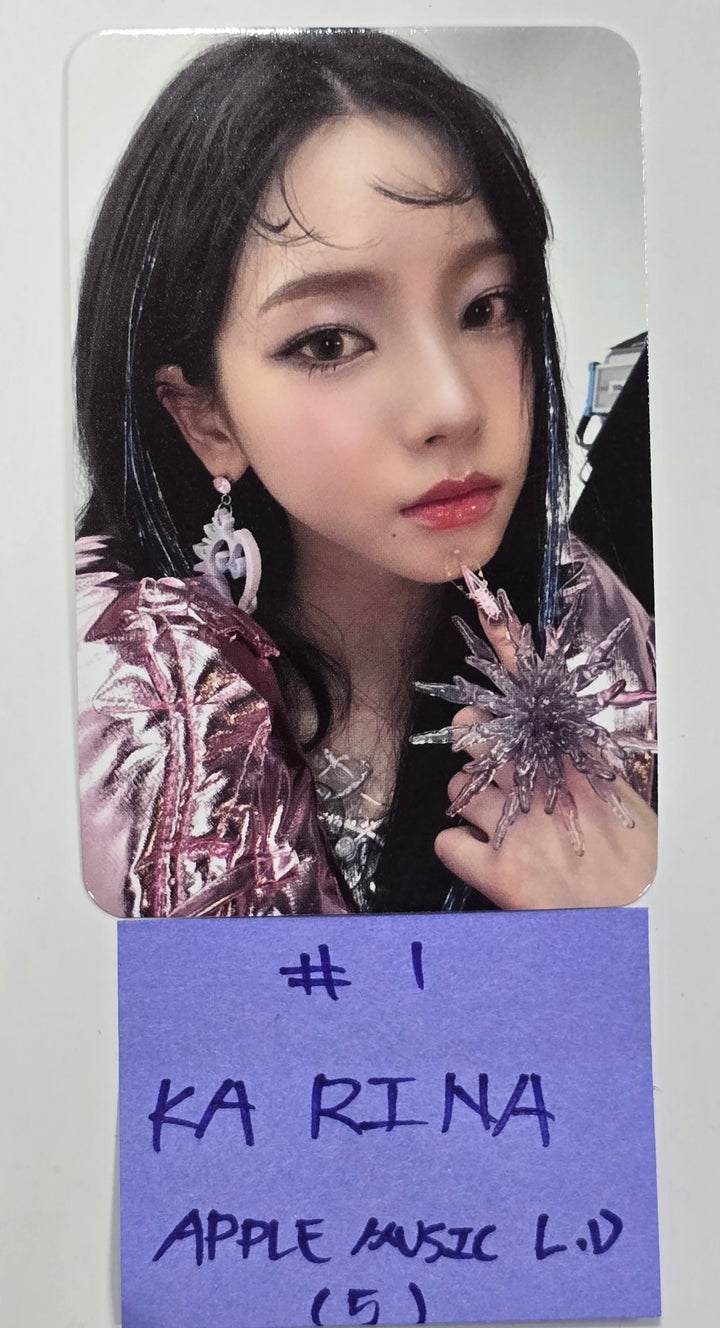 Aespa "Armageddon : The Mystery Circle" - Apple Music Lucky Draw Event Photocard [My Power Ver.] [24.7.9] - HALLYUSUPERSTORE