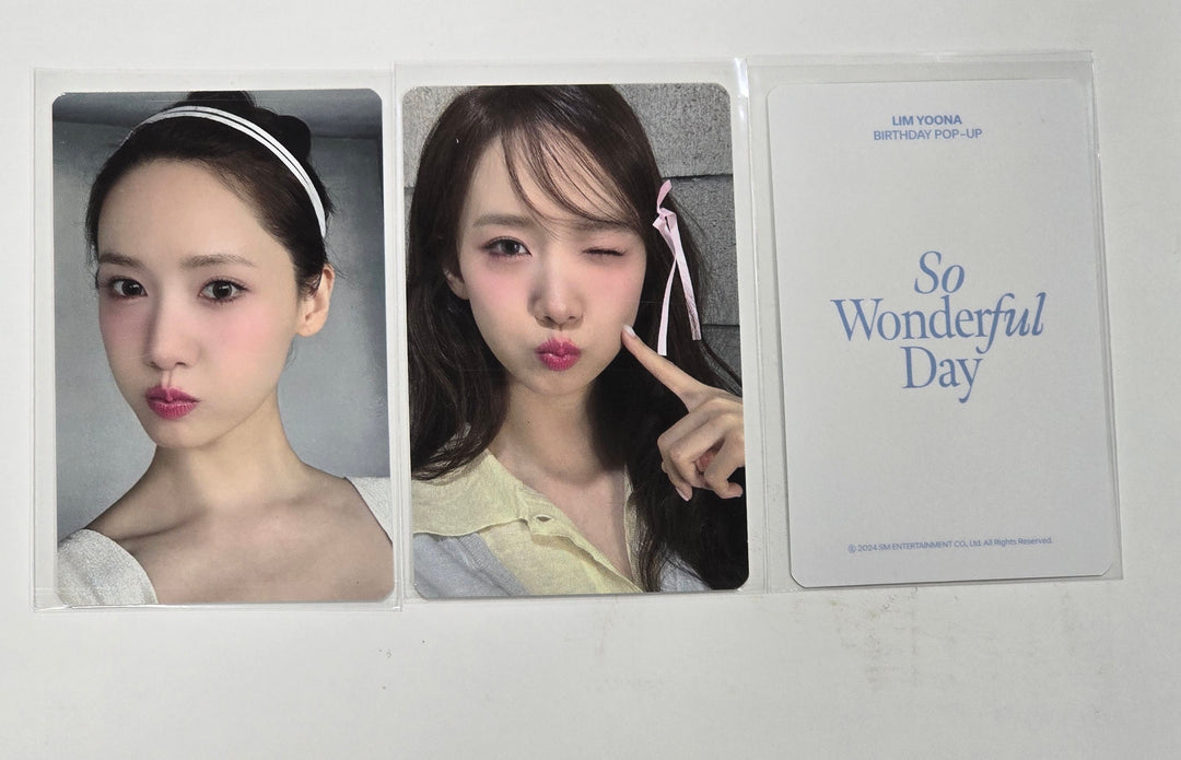 Yoona (of SNSD) "So Wonderful Day" 2024 Lim Yoona Birthday - Official Withmuu Pop-Up MD Event Photocard [24.7.9] - HALLYUSUPERSTORE