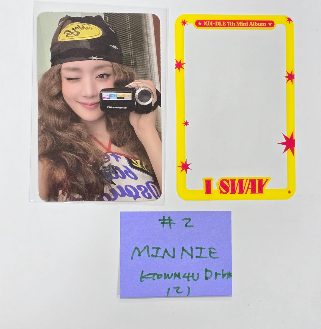 (g) I-DLE "I SWAY" - Ktown4U Drink Event Photocard [24.7.9]