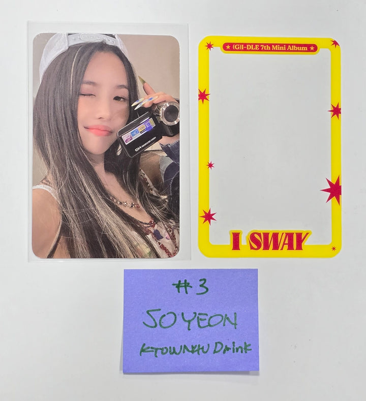 (g) I-DLE "I SWAY" - Ktown4U Drink Event Photocard [24.7.9]