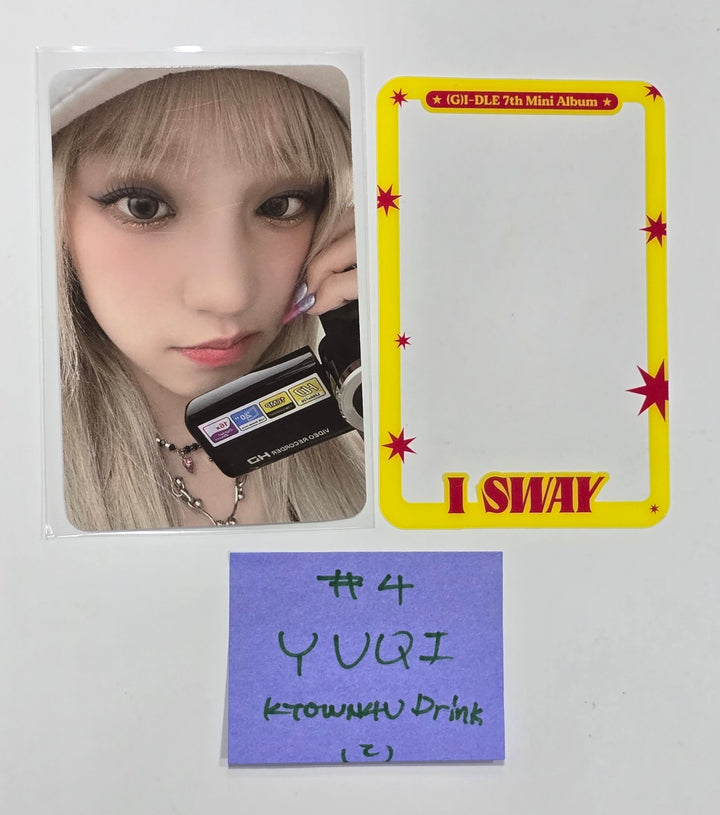 (g) I-DLE "I SWAY" - Ktown4U Drink Event Photocard [24.7.9]