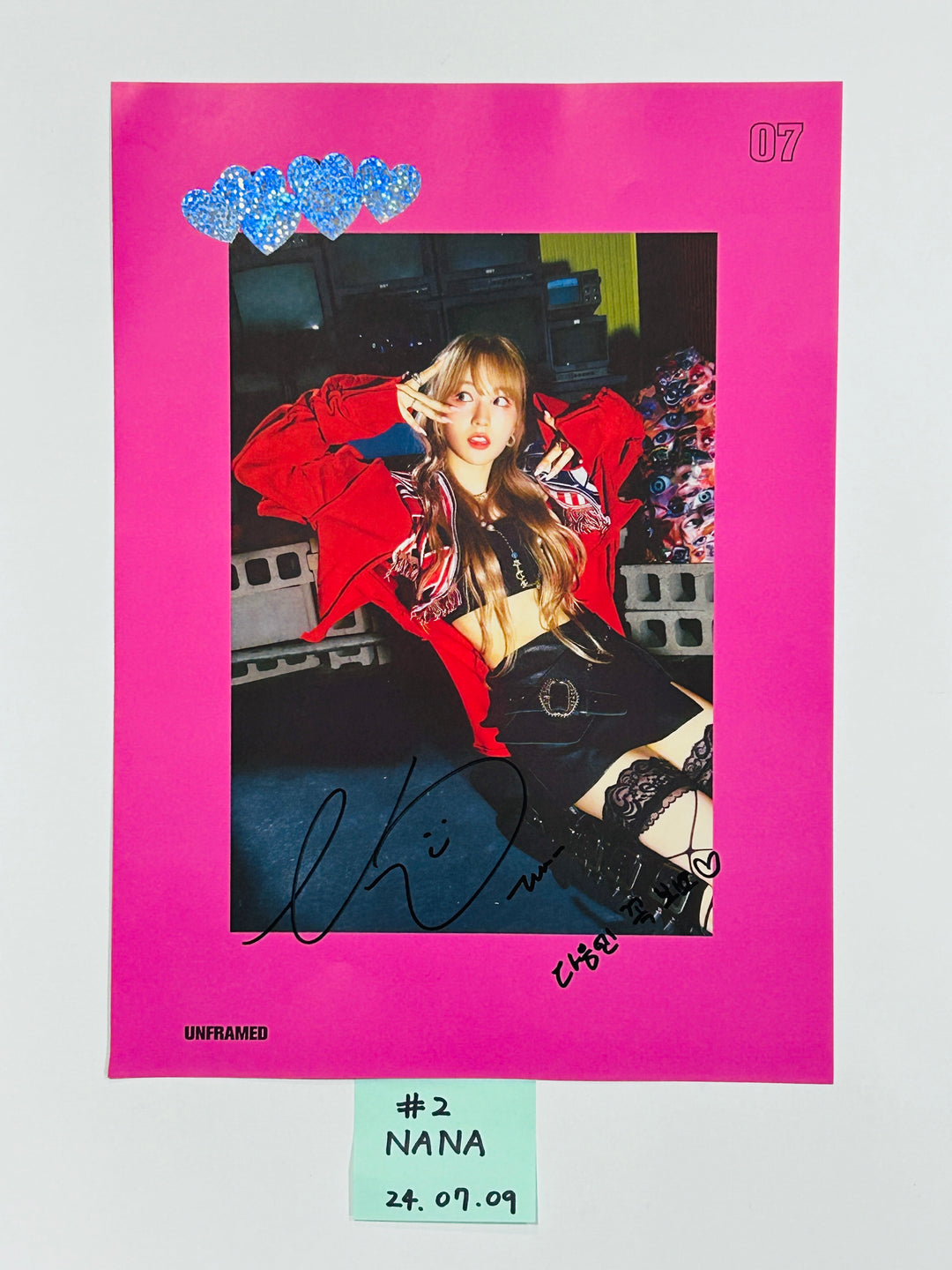 Wooah "Unframed" - A Cut Page From Fansign Event Album [24.7.9]