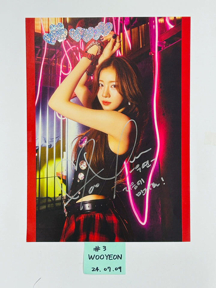 Wooah "Unframed" - A Cut Page From Fansign Event Album [24.7.9]