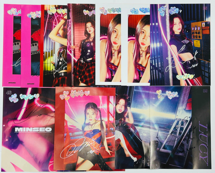 Wooah "Unframed" - A Cut Page From Fansign Event Album [24.7.9]