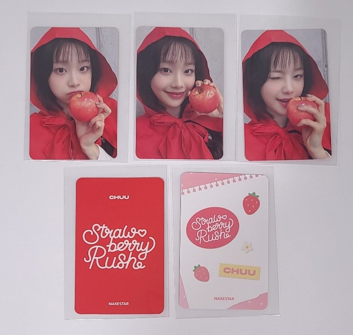 CHUU "Strawberry Rush" - Makestar Fansign Event Photocard [24.7.10]