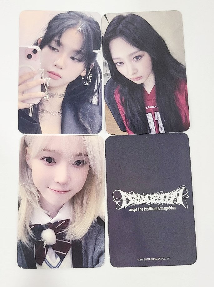 Aespa "Armageddon : The Mystery Circle" - Soundwave Lucky Draw Event Photocard [My Power Ver.] [24.7.10]