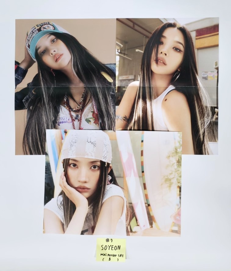 (g) I-DLE "I SWAY" - Official Photocard, Mini Poster Set (3EA) (1) [24.7.10]