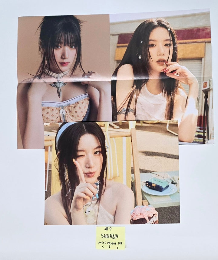 (g) I-DLE "I SWAY" - Official Photocard, Mini Poster Set (3EA) (2) [24.7.10] - HALLYUSUPERSTORE