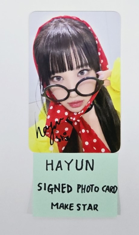 Hayun (of Primrose) "REVIVAL" - Hand Autographed(Signed) Photocard [24.7.12] - HALLYUSUPERSTORE