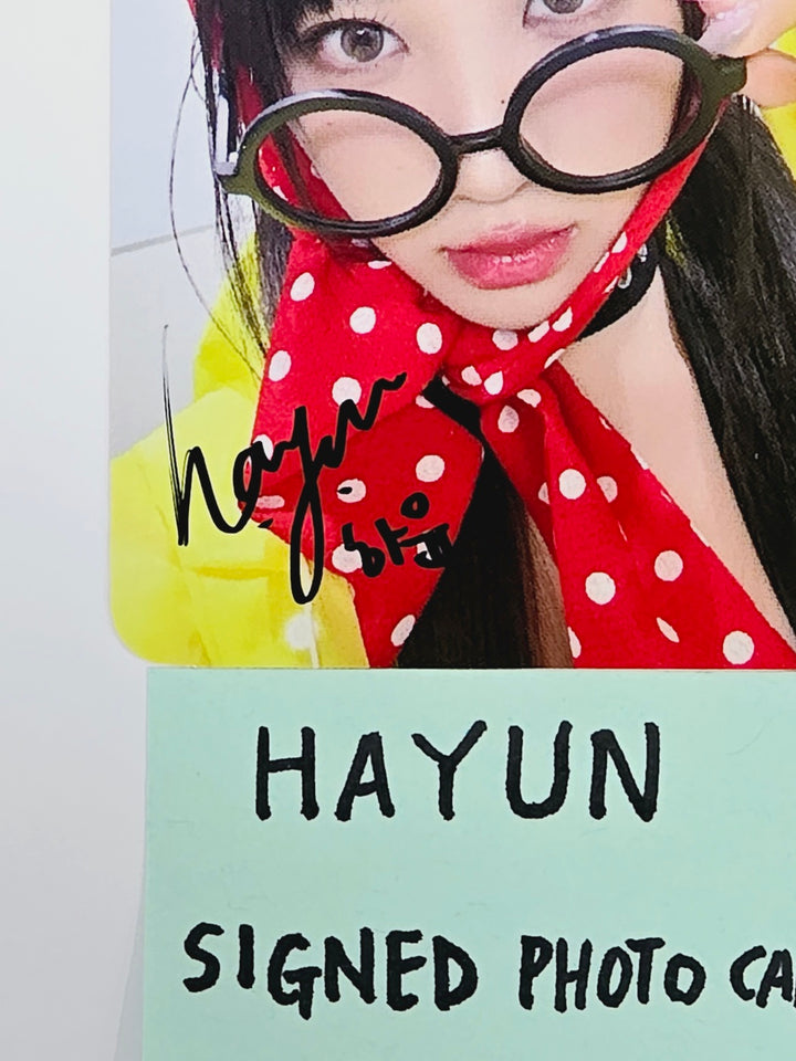 Hayun (of Primrose) "REVIVAL" - Hand Autographed(Signed) Photocard [24.7.12] - HALLYUSUPERSTORE