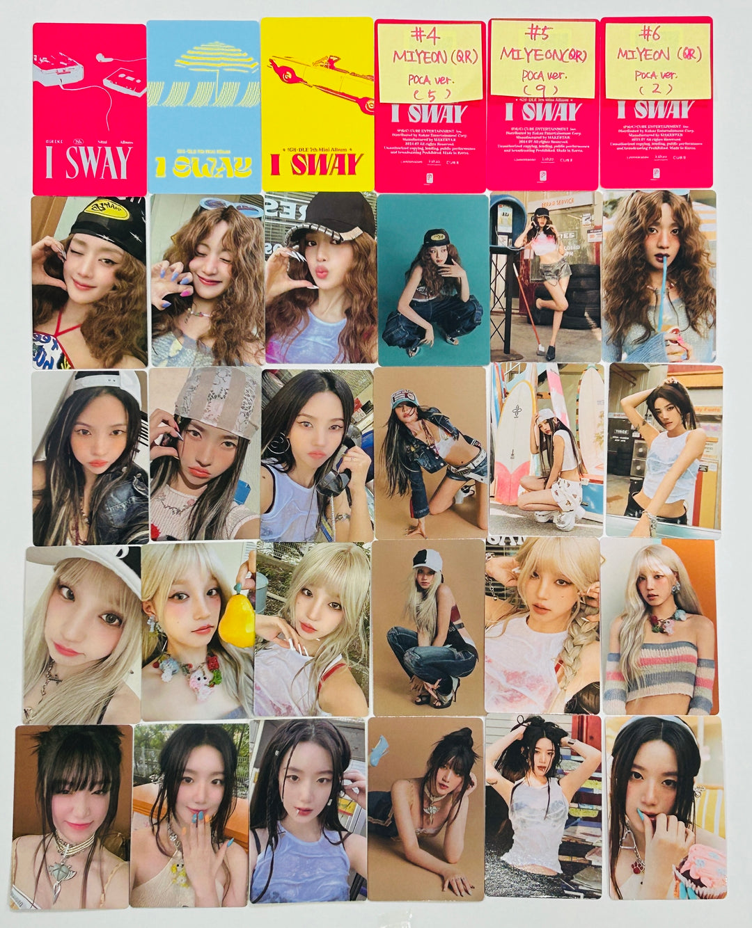 (g) I-DLE "I SWAY" - Official Photocard [Poca Album Ver.] (1) [24.7.11] - HALLYUSUPERSTORE