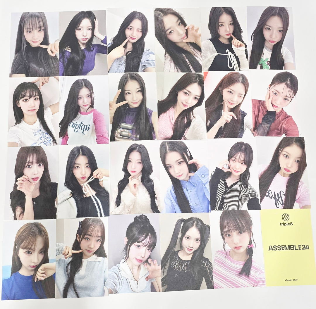 tripleS "ASSEMBLE24" Objekt Music Album - Who's Fan Cafe Fansign Event Postcard [24.7.12] - HALLYUSUPERSTORE