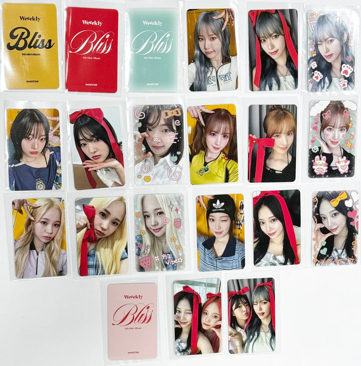 Weeekly "Bliss " - Makestar Pre-Order Benefit & Fansign Event Photocard [24.7.12] - HALLYUSUPERSTORE