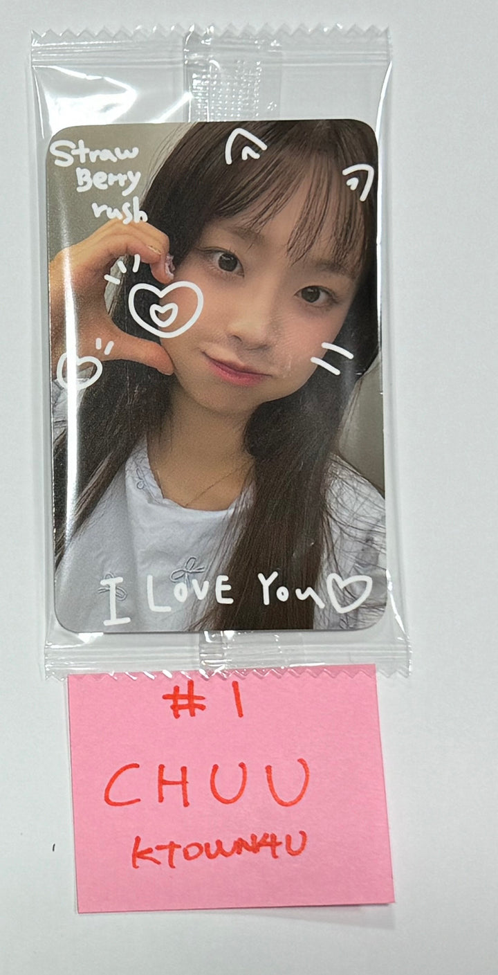 CHUU "Strawberry Rush" - Ktown4U Fansign Event Photocard (STAYG Album Ver.) [24.7.12] - HALLYUSUPERSTORE