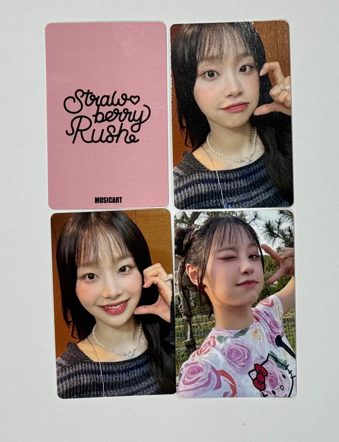 CHUU "Strawberry Rush" - Music Art Fansign Event Photocard (STAYG Album Ver.) [24.7.12] - HALLYUSUPERSTORE