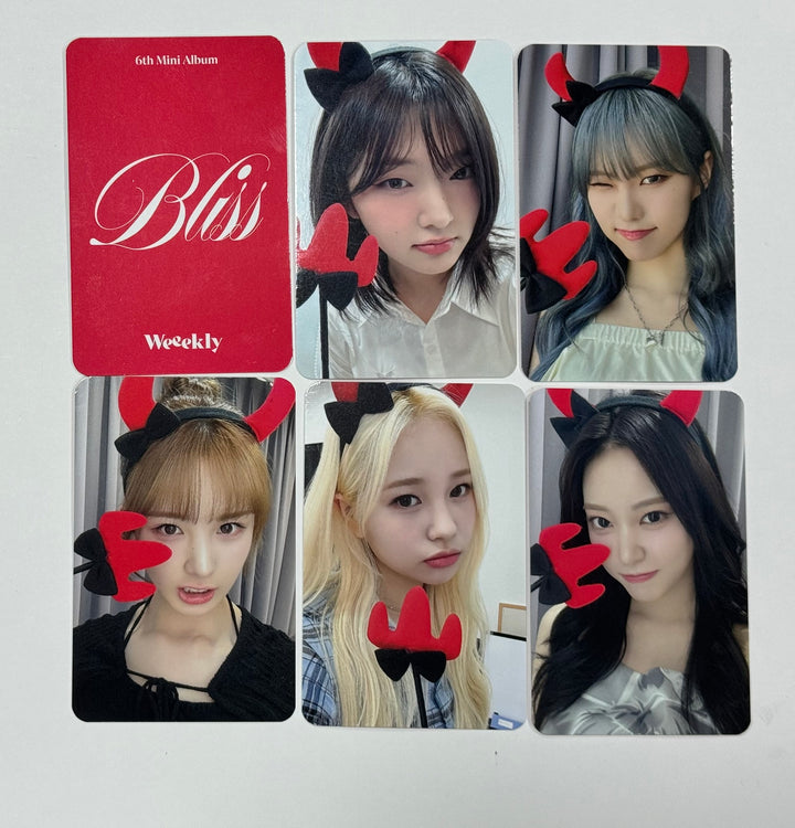 Weeekly "Bliss " - Apple Music Fansign Event Photocard [24.7.12] - HALLYUSUPERSTORE