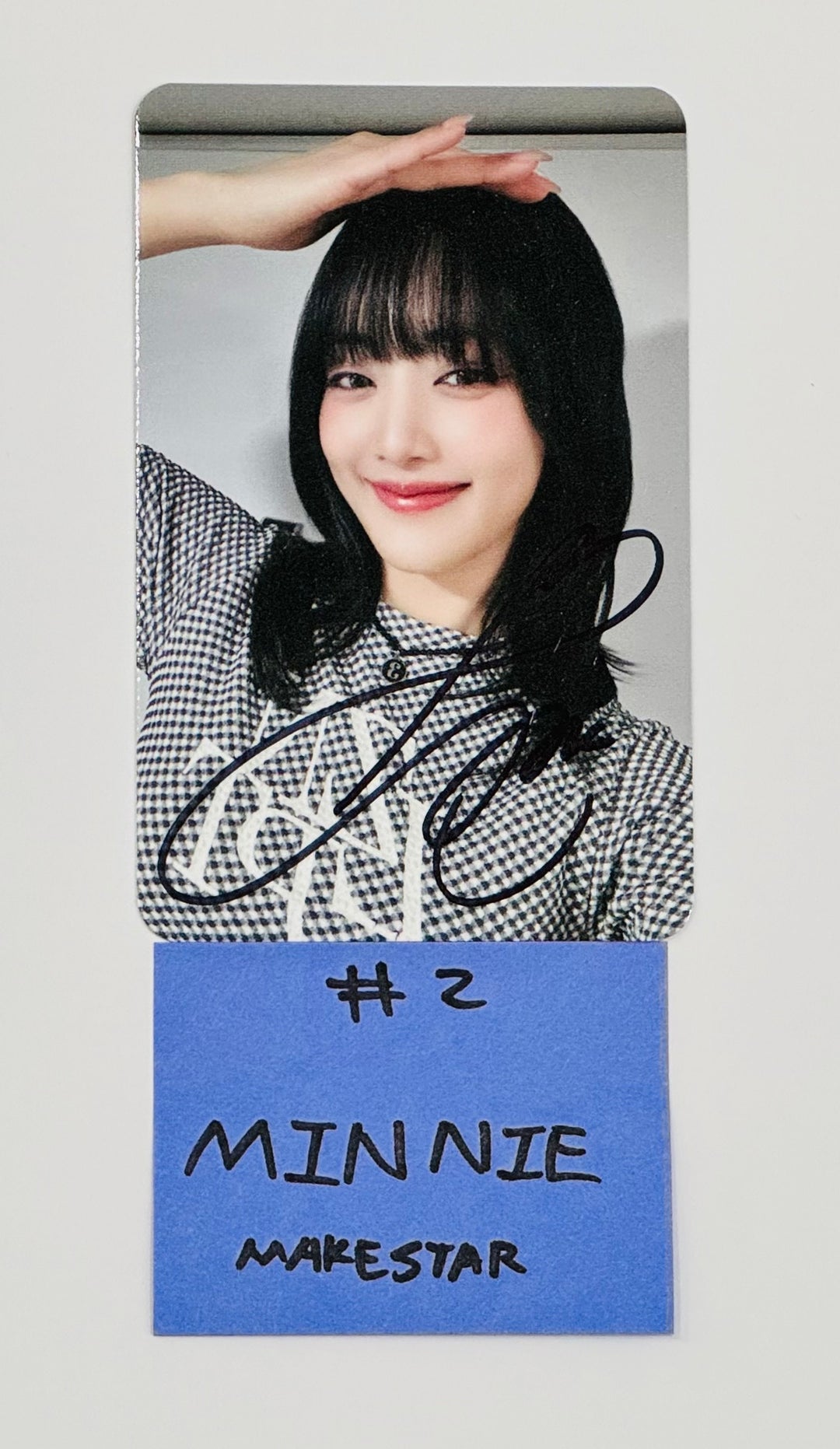 Minnie (Of (G) I-DLE) "2" 2nd Full Album - Hand Autograhped(Signed) Polaroid [24.7.15] - HALLYUSUPERSTORE