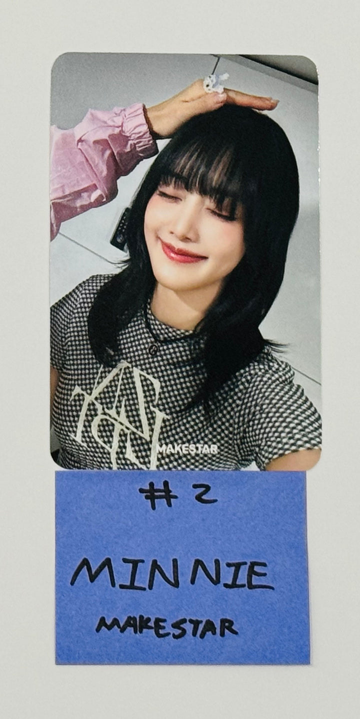 Minnie (Of (G) I-DLE) "2" 2nd Full Album - Hand Autograhped(Signed) Polaroid [24.7.15] - HALLYUSUPERSTORE