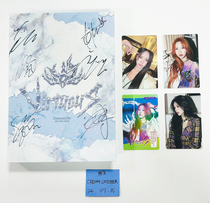 Dreamcatcher "VirtuouS"  - Hand Autographed(Signed) Promo Album [B Ver.] [24.7.15] - HALLYUSUPERSTORE