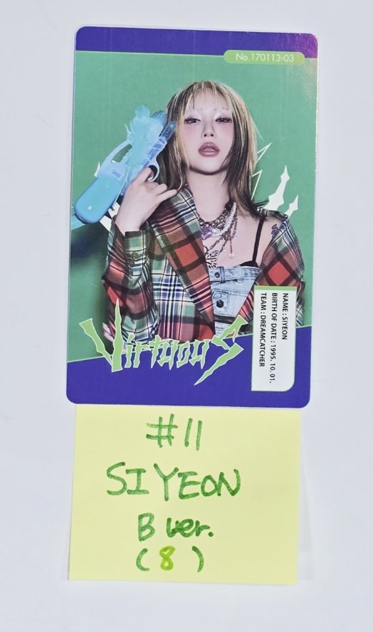 Dreamcatcher "VirtuouS" - Official Photocard [B Ver.] (1) [24.7.15] - HALLYUSUPERSTORE