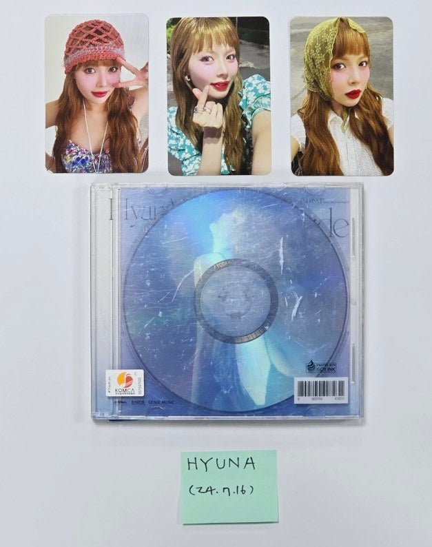 HyunA "Attitude" - Hand Autographed(Signed) Album [24.7.16] - HALLYUSUPERSTORE