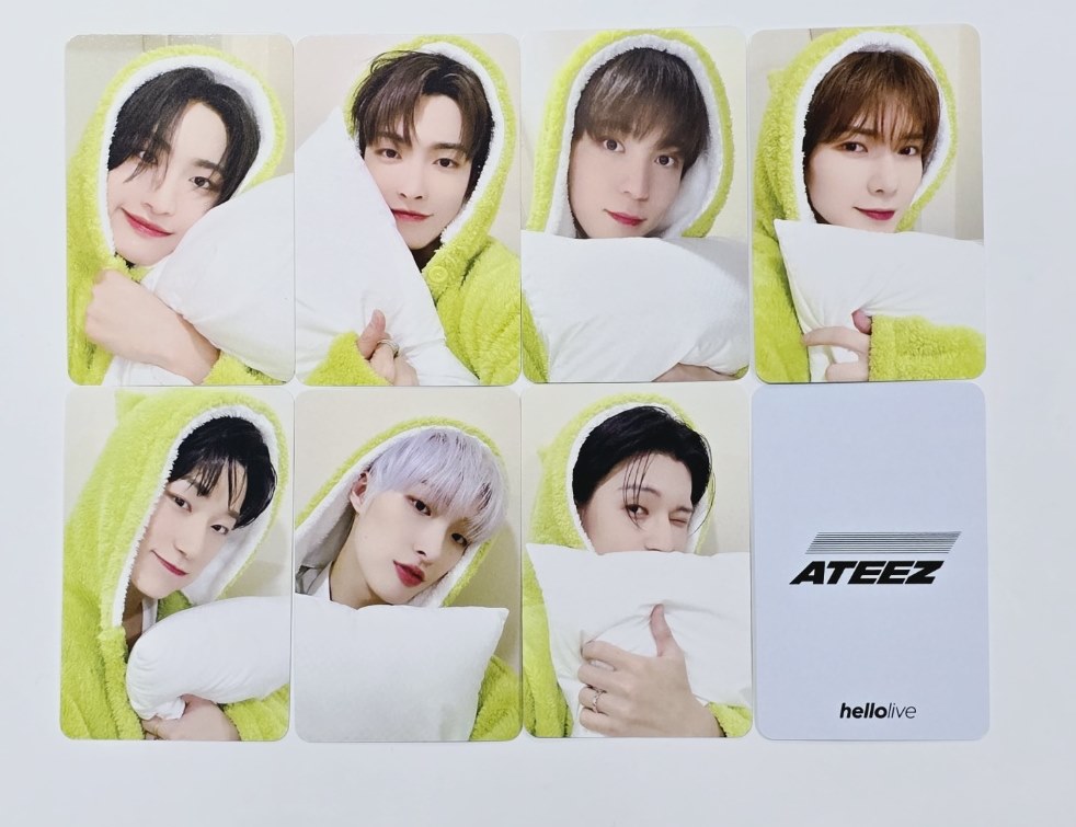 Ateez "GOLDEN HOUR : Part.1" - Hello Live Lucky Draw Event Photocard [24.7.16] - HALLYUSUPERSTORE