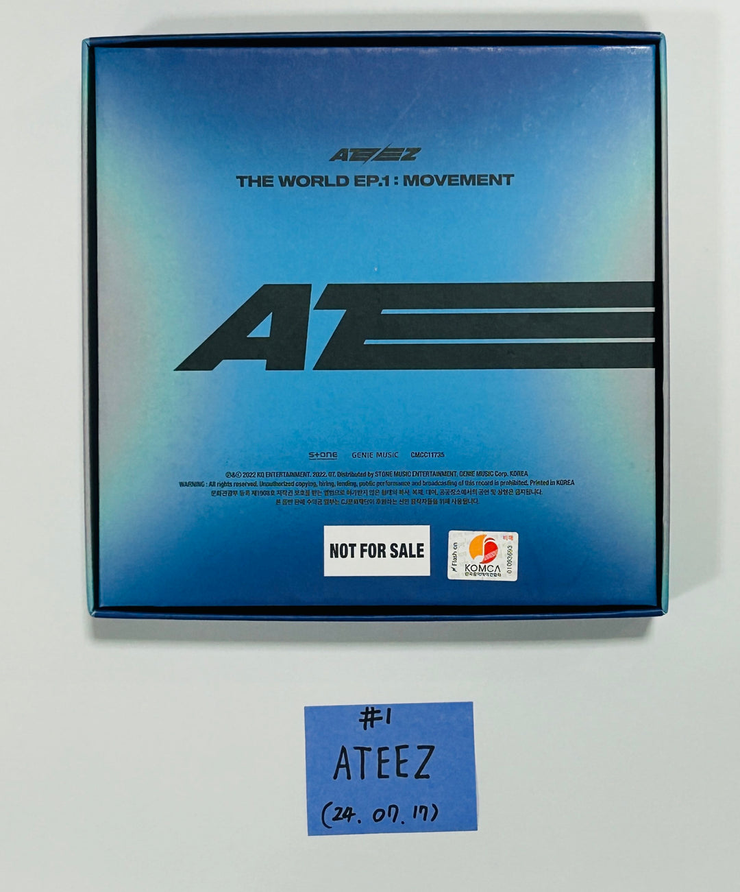 ATEEZ - Hand Autographed(Signed) Promo Album [24.7.17] - HALLYUSUPERSTORE