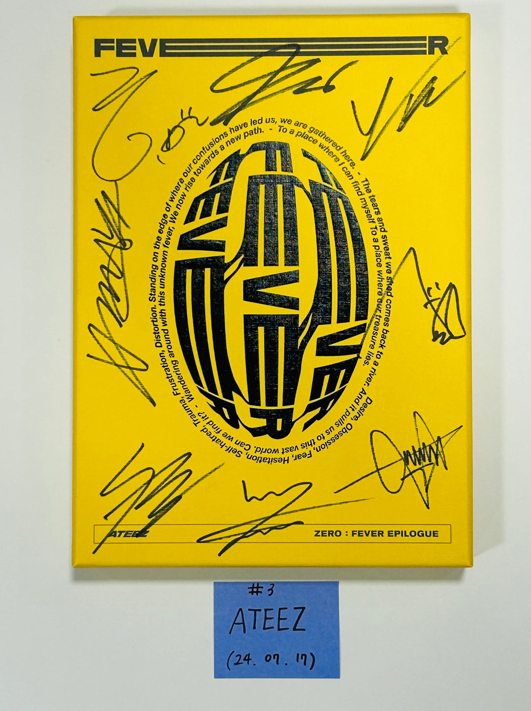 ATEEZ - Hand Autographed(Signed) Promo Album [24.7.17] - HALLYUSUPERSTORE