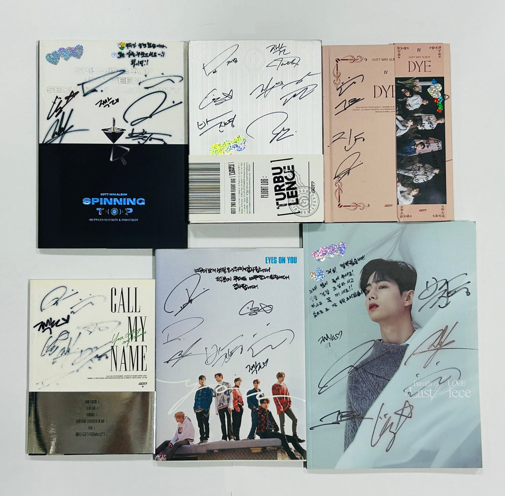 GOT7 1st Mini Album 全員サイン入り GOT7 1st Mini Album 全員サイン入り GOT7 全員サイン入り 1stミニ